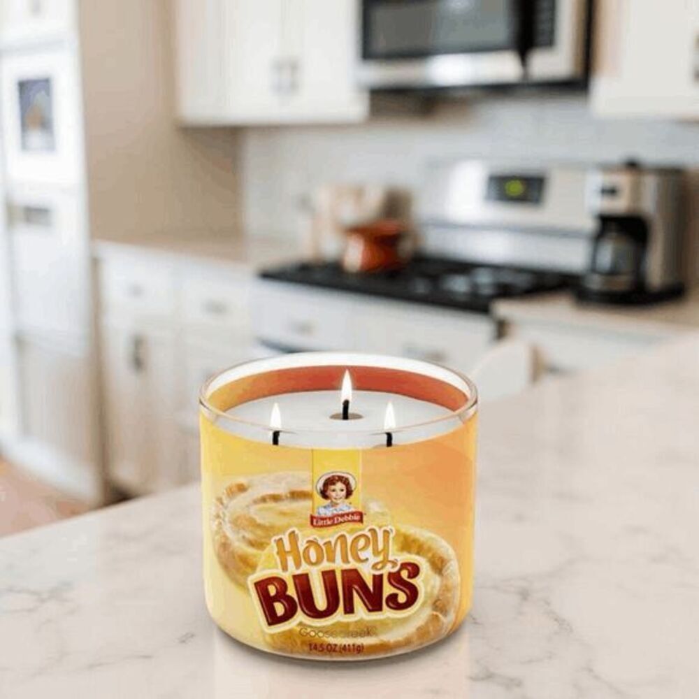 Goose Creek Little Debbie Honey Buns 3-wick Candle